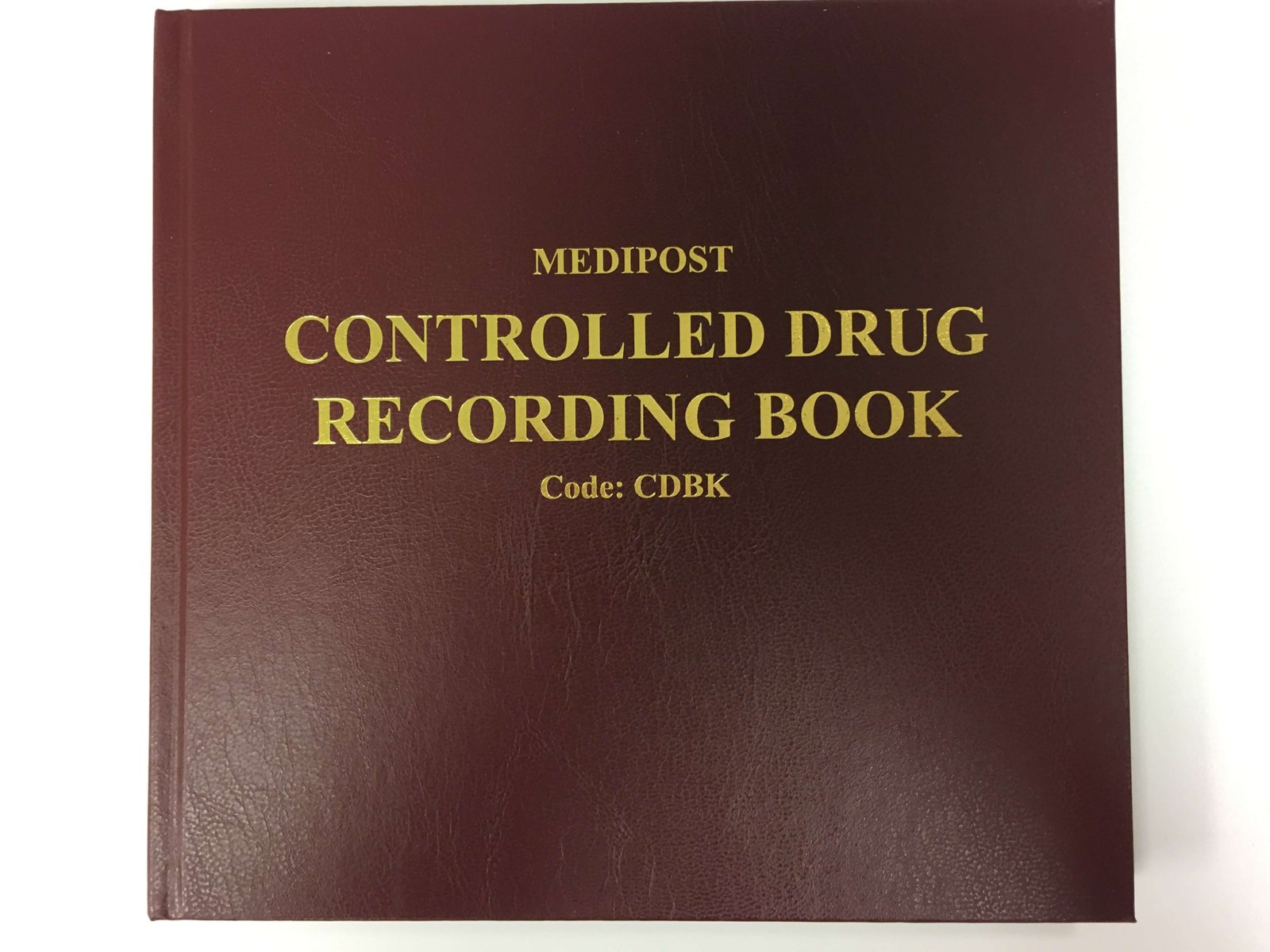 Medipost Controlled Drug Book 199 Numbered Pages Hardback