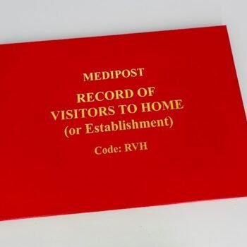 Record of Visitors to Home