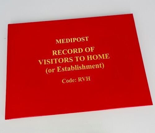 Record of Visitors to Home