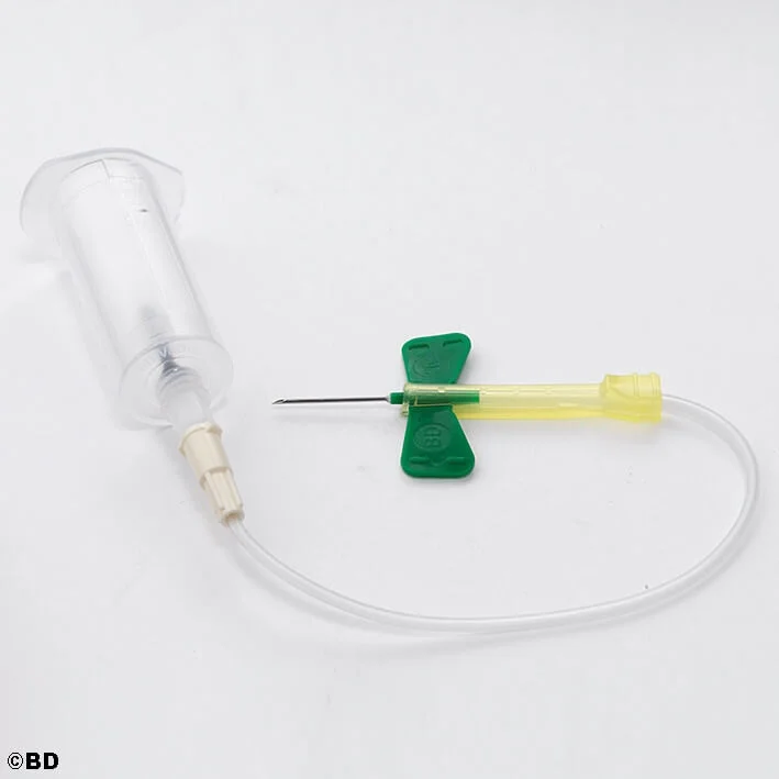 Vacutainer 368654 - Medipost 21G needle, tubing and preattached holder