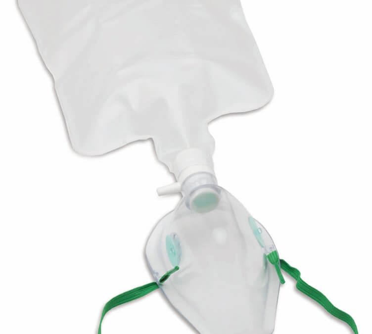 Non-Rebreathing Oxygen Mask and Tubing