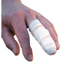 First Aid Finger Dressing