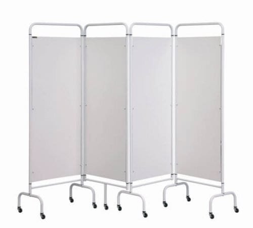 Mobile 4 Panel Folding Ward Screen