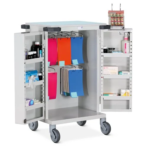 Drugs Trolley Double Door