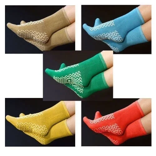 Double Sided Non Slip Patient Slipper Socks