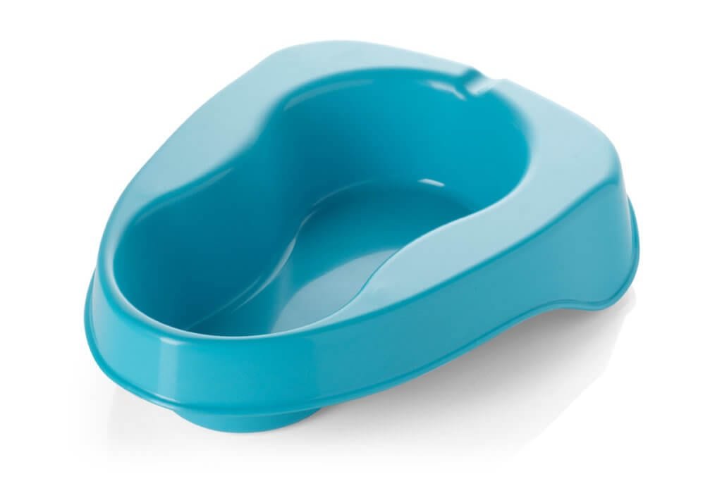 Economy Adult Bedpan - Medipost - 2000ml Capacity