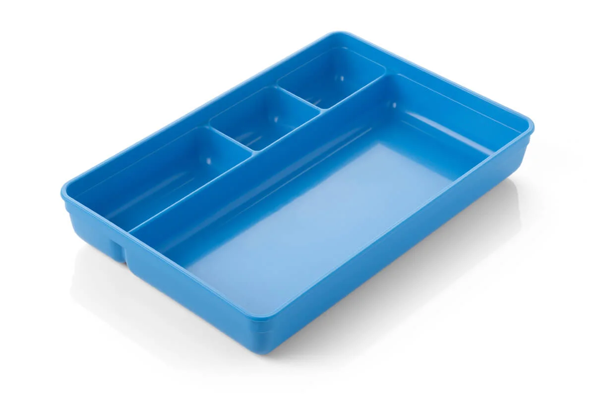 Compartment Tray - Medipost - 4 Compartments, Re-usable